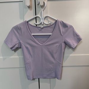 Lululemon Workout cropped tee